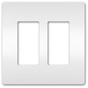 Legrand - radiant Two-Gang Screwless Wall Plate - Lights Canada