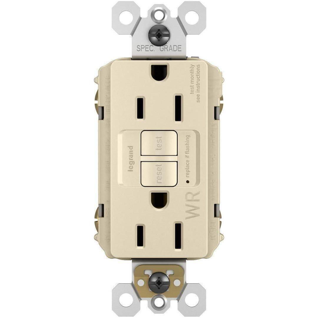 Legrand - radiant Spec-Grade 15A Weather-Resistant Self-Test GFCI Receptacle - Lights Canada