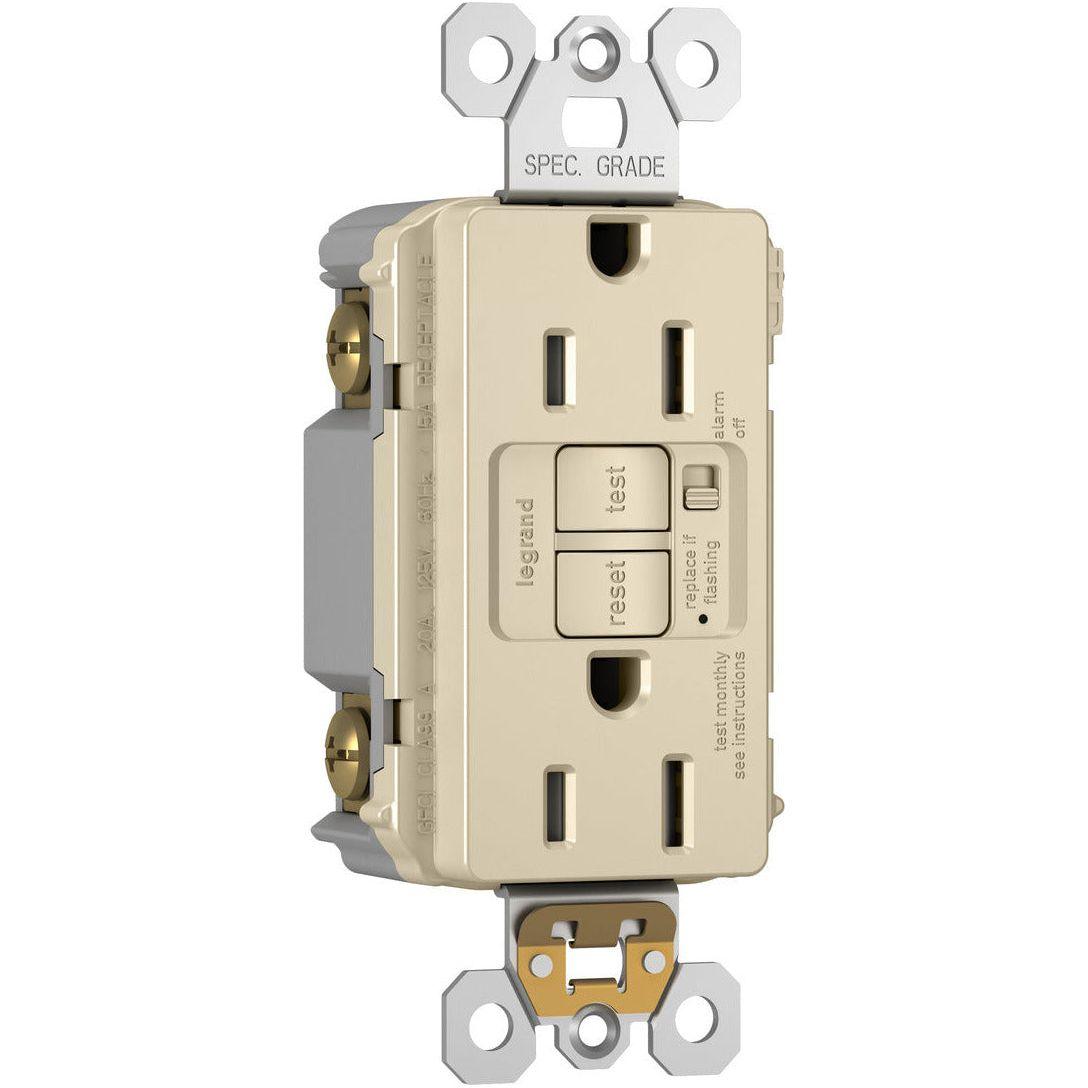 Legrand - radiant 15A Tamper-Resistant Self-Test GFCI Outlet with Audible Alarm - Lights Canada