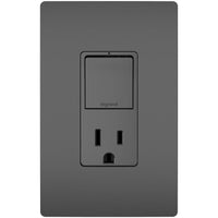 radiant Single-Pole/3-Way Switch with 15A Tamper-Resistant Outlet