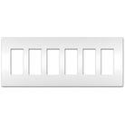 Legrand - radiant Six-Gang Screwless Wall Plate - Lights Canada