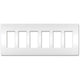 Legrand - radiant Six-Gang Screwless Wall Plate - Lights Canada