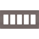 Legrand - radiant Five-Gang Screwless Wall Plate - Lights Canada