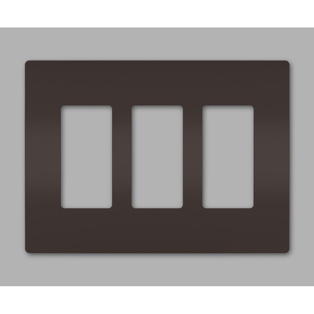 Legrand - radiant Three-Gang Screwless Wall Plate - Lights Canada