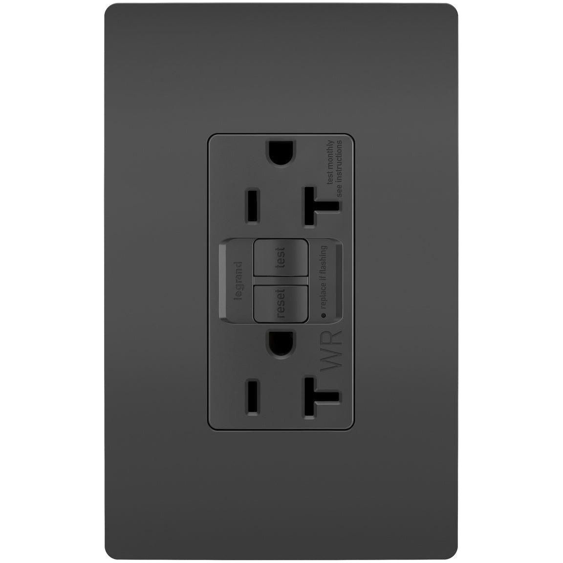 Legrand - radiant Spec-Grade 20A Weather-Resistant Self-Test GFCI Receptacle - Lights Canada