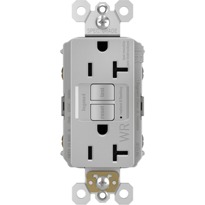 Legrand - radiant Spec-Grade 20A Weather-Resistant Self-Test GFCI Receptacle - Lights Canada