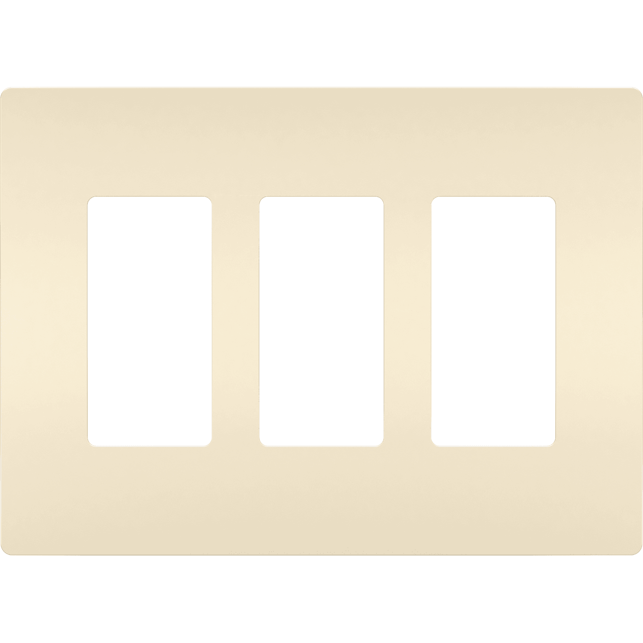 Legrand - radiant Three-Gang Screwless Wall Plate - Lights Canada