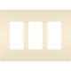 Legrand - radiant Three-Gang Screwless Wall Plate - Lights Canada