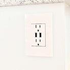 Legrand - Dual USB Plus-Size Outlet Combo with Matching Wall Plate - Lights Canada