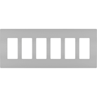 Legrand - radiant Six-Gang Screwless Wall Plate - Lights Canada
