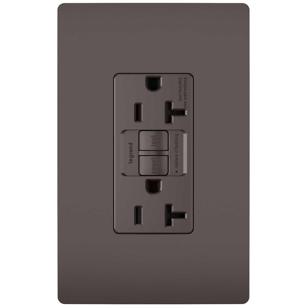 Legrand - radiant Spec-Grade 20A Tamper-Resistant Self-Test GFCI Receptacle - Lights Canada