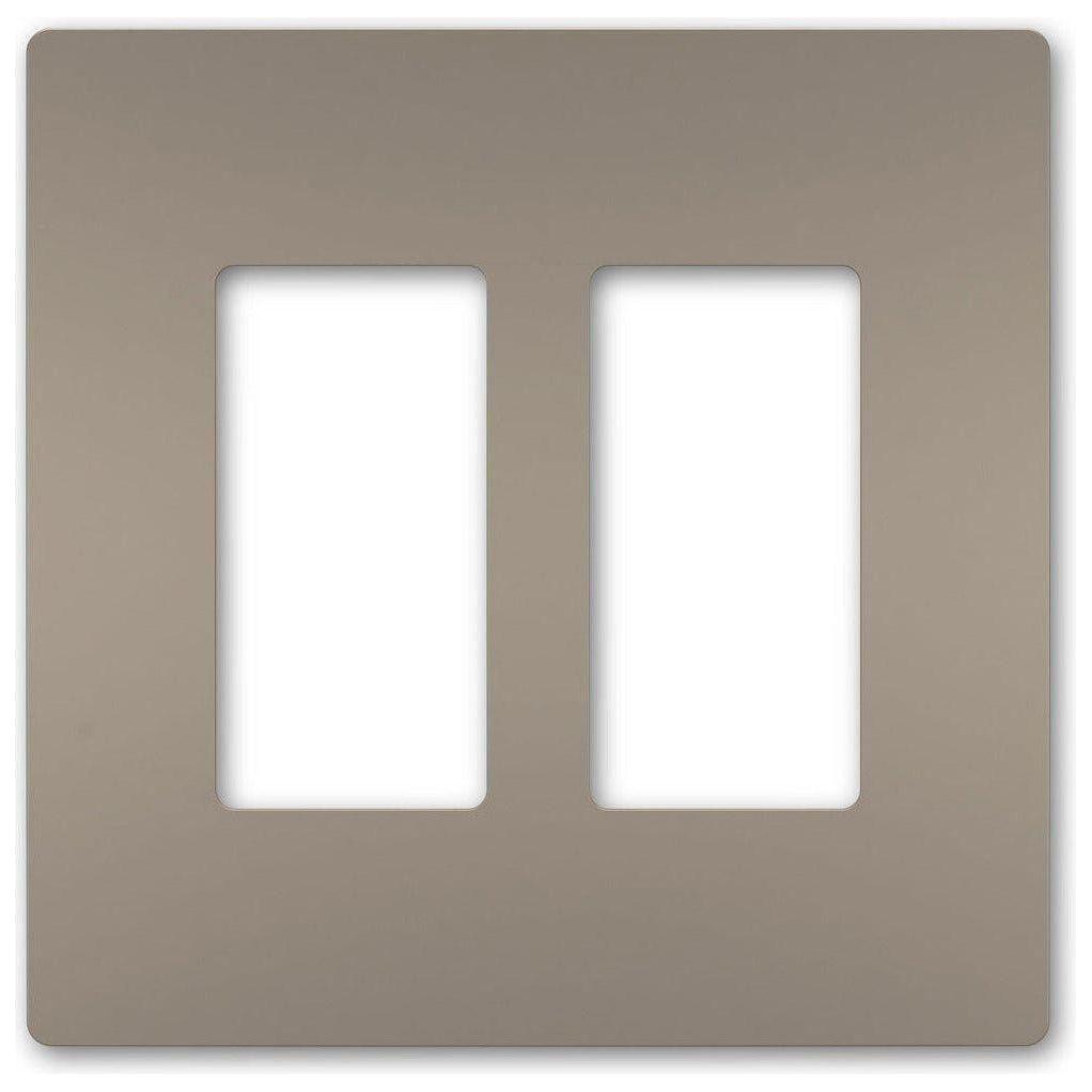 Legrand - radiant Two-Gang Screwless Wall Plate - Lights Canada