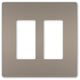 Legrand - radiant Two-Gang Screwless Wall Plate - Lights Canada