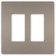 Legrand - radiant Two-Gang Screwless Wall Plate - Lights Canada