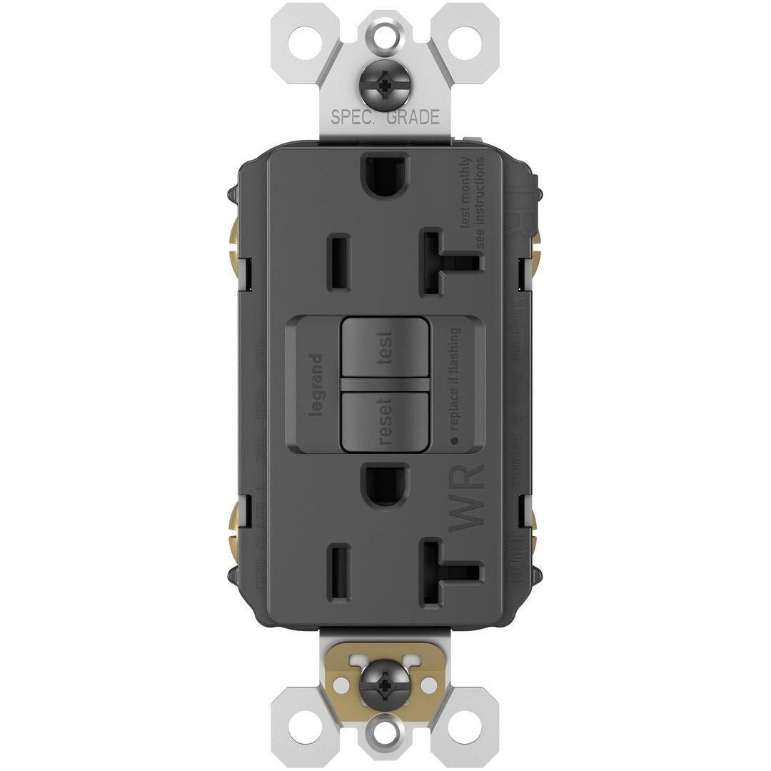 Legrand - radiant Spec-Grade 20A Weather-Resistant Self-Test GFCI Receptacle - Lights Canada