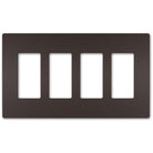 Legrand - radiant Four-Gang Screwless Wall Plate - Lights Canada