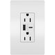 Legrand - radiant 15A Tamper-Resistant USB Type A/C Outlet - Lights Canada