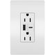 Legrand - radiant 15A Tamper-Resistant USB Type A/C Outlet - Lights Canada