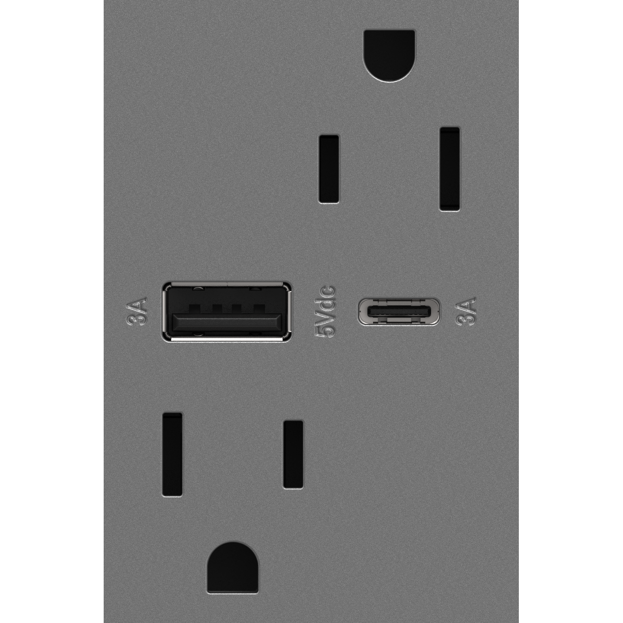 Legrand - Adorne 15A Tamper-Resistant Ultra-Fast USB Type A/C Outlet - Lights Canada