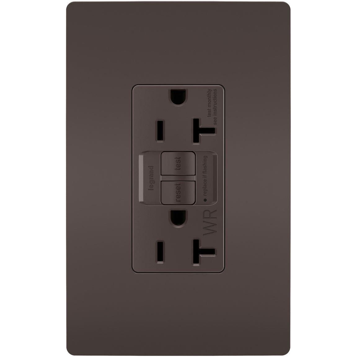 Legrand - radiant Spec-Grade 20A Weather-Resistant Self-Test GFCI Receptacle - Lights Canada