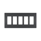 Legrand - radiant Five-Gang Screwless Wall Plate - Lights Canada