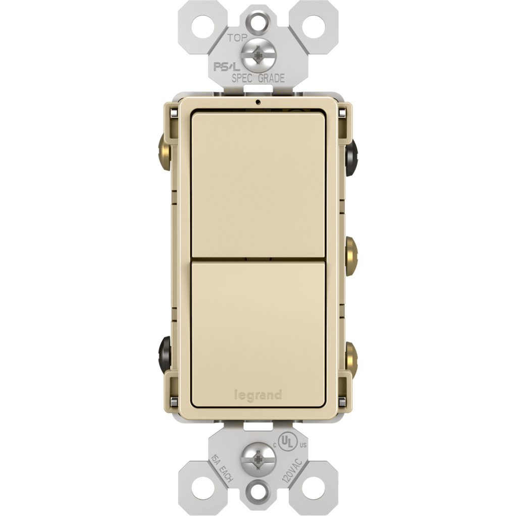 Legrand - radiant Two Single-Pole/3-Way Switches - Lights Canada