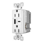 Legrand - radiant 15A Tamper-Resistant Ultra-Fast USB Type-A/C Outlet - Lights Canada