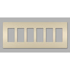 Legrand - radiant Six-Gang Screwless Wall Plate - Lights Canada
