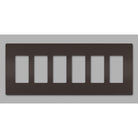 Legrand - radiant Six-Gang Screwless Wall Plate - Lights Canada