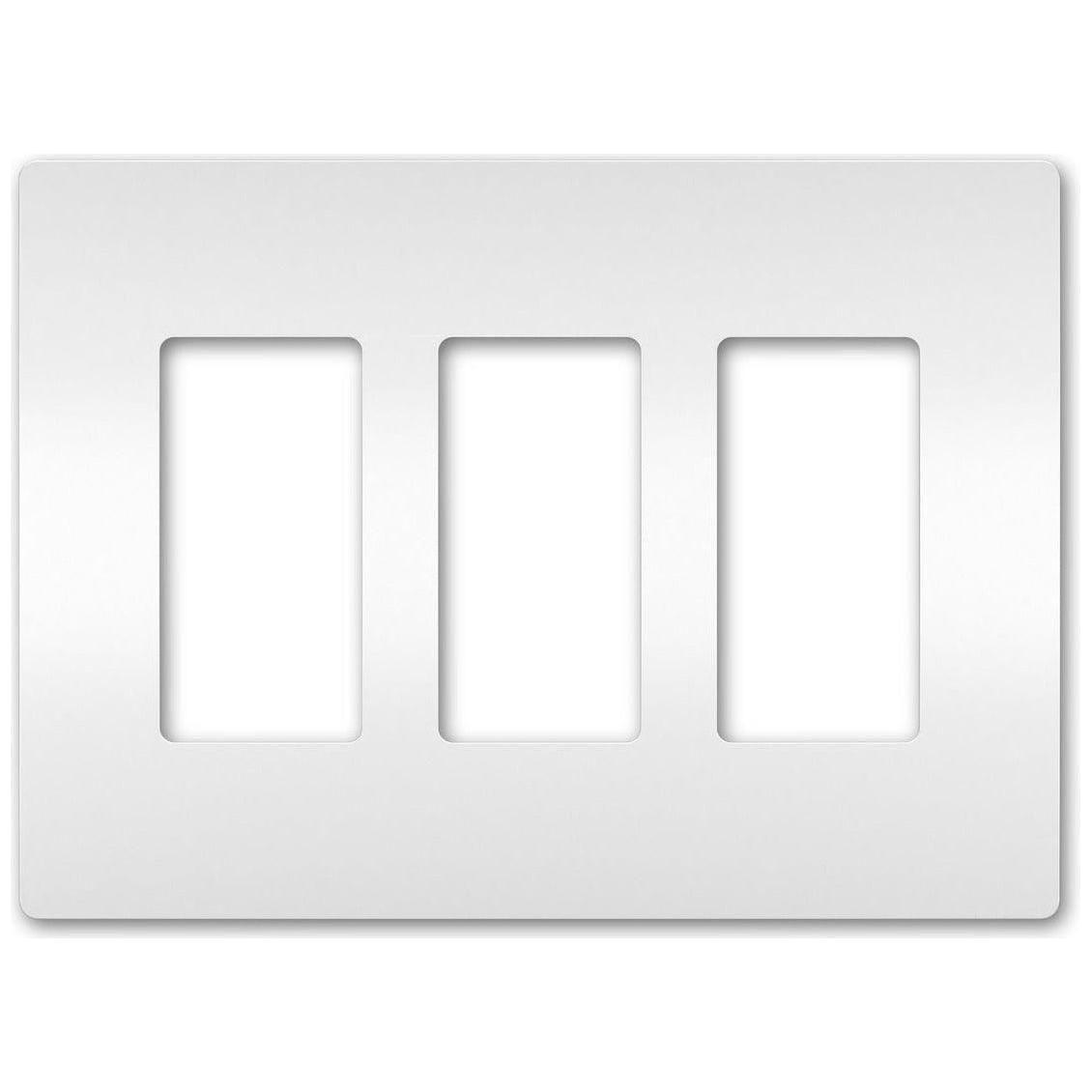 Legrand - radiant Three-Gang Screwless Wall Plate - Lights Canada