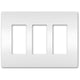 Legrand - radiant Three-Gang Screwless Wall Plate - Lights Canada
