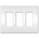 Legrand - radiant Three-Gang Screwless Wall Plate - Lights Canada