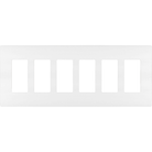 Legrand - radiant Six-Gang Screwless Wall Plate - Lights Canada