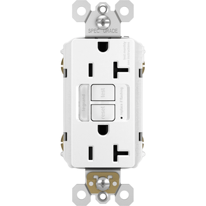 Legrand - radiant 20A Tamper-Resistant Self-Test GFCI Outlet with Night Light - Lights Canada