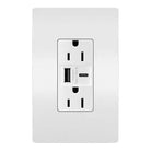 Legrand - radiant 15A Tamper-Resistant Ultra-Fast USB Type-A/C Outlet - Lights Canada