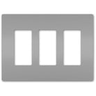 Legrand - radiant Three-Gang Screwless Wall Plate - Lights Canada
