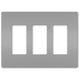 Legrand - radiant Three-Gang Screwless Wall Plate - Lights Canada