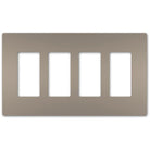 Legrand - radiant Four-Gang Screwless Wall Plate - Lights Canada