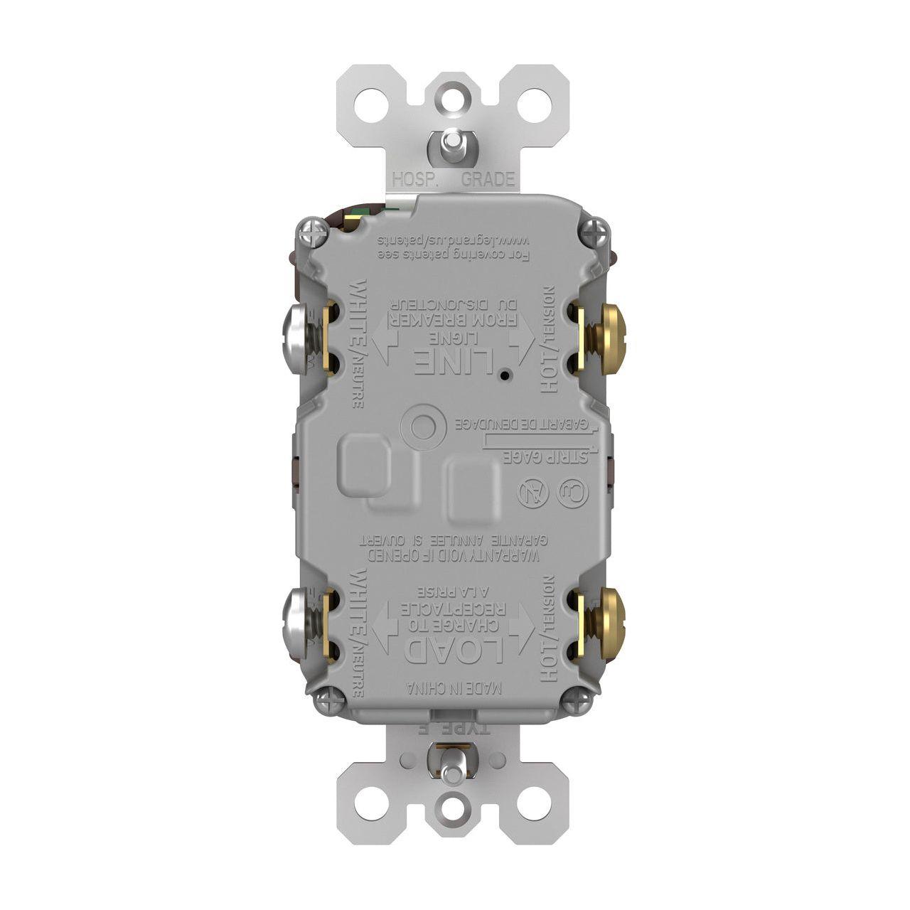 Legrand - radiant Spec-Grade 15A Tamper-Resistant Self-Test GFCI Receptacle - Lights Canada