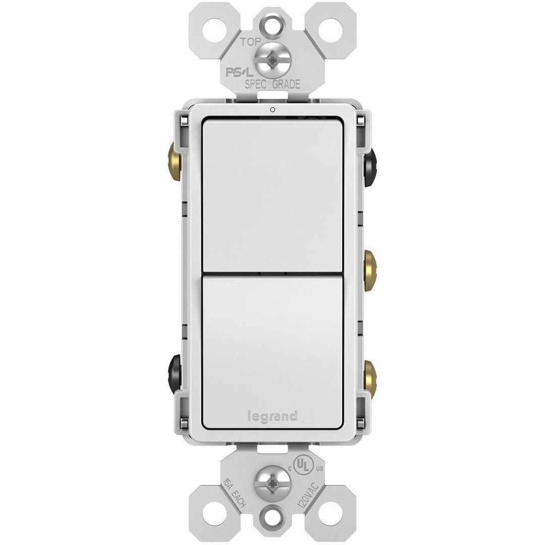 Legrand - radiant Two Single-Pole/3-Way Switches - Lights Canada