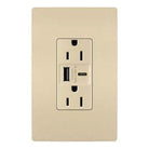 Legrand - radiant 15A Tamper-Resistant Ultra-Fast USB Type-A/C Outlet - Lights Canada