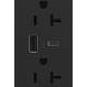Legrand - Adorne 20A Tamper-Resistant Ultra-Fast USB Type A/C Outlet - Lights Canada