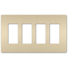 Legrand - radiant Four-Gang Screwless Wall Plate - Lights Canada