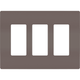 Legrand - radiant Three-Gang Screwless Wall Plate - Lights Canada