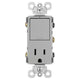 Legrand - radiant Single-Pole/3-Way Switch with 15A Tamper-Resistant Outlet - Lights Canada