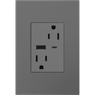 Legrand - Adorne 15A Tamper-Resistant Ultra-Fast USB Type A/C Outlet - Lights Canada