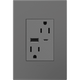 Legrand - Adorne 15A Tamper-Resistant Ultra-Fast USB Type A/C Outlet - Lights Canada