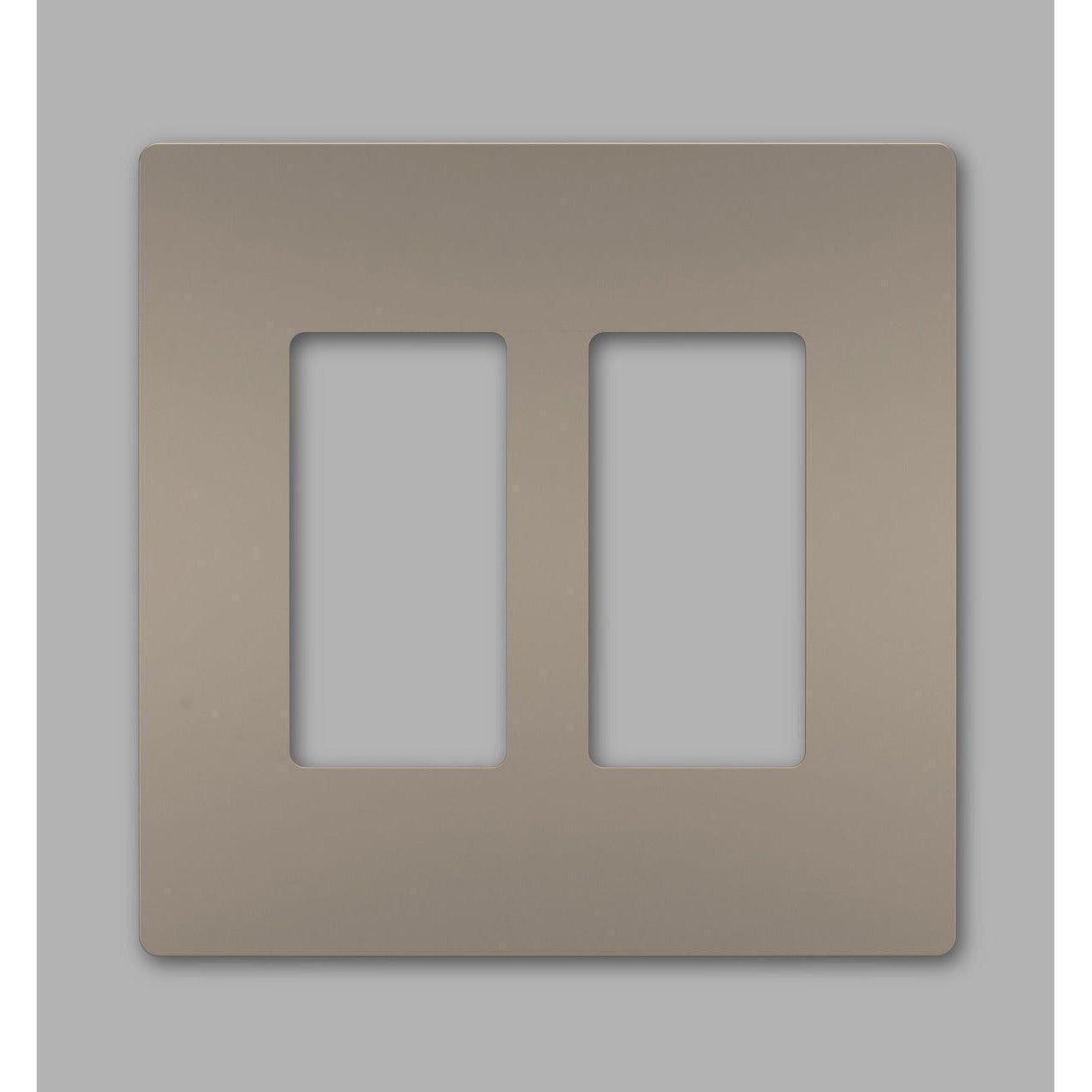 Legrand - radiant Two-Gang Screwless Wall Plate - Lights Canada
