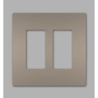 Legrand - radiant Two-Gang Screwless Wall Plate - Lights Canada