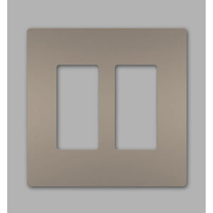 Legrand - radiant Two-Gang Screwless Wall Plate - Lights Canada